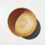 Wooden salad bowl