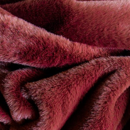 DOUBLE - FACED FAUX FUR THROW